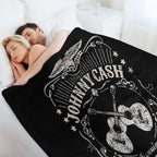 Johnny Cash - Genuine American Rebel Multi-functional Throw Blanket