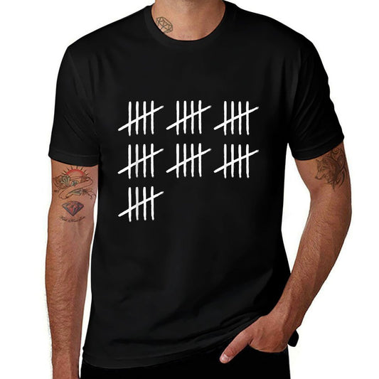 35 Years Old Tally Marks 35th Birthday  Vintage-inspired T-Shirt