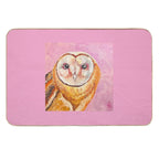 Barn Owl of The Heart  Multi-Purpose Bath Mat