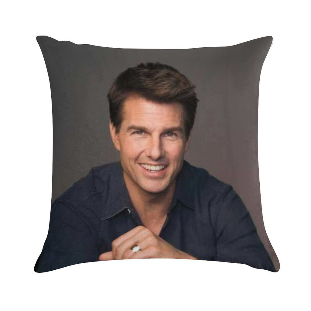 Handsome Actor Soft Skin-Friendly Throw Pillow
