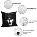 Portrait of Noel Fielding Soft Bedroom Essential Throw Pillow
