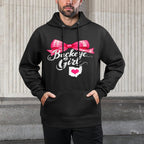 Buckeye Girl Ohio Home Heart State Pink Kids Girls Womens Unisex Design Hoodie
