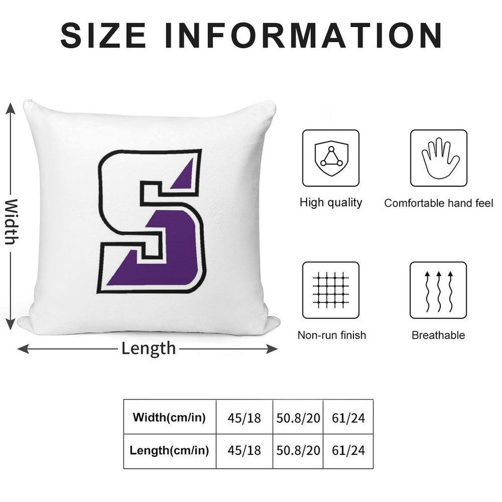 SCRANTON S Soft Hidden Zipper Throw Pillow