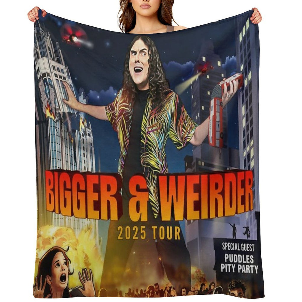 Weird Al Yankovic Dates 2025 Lightweight Throw Blanket