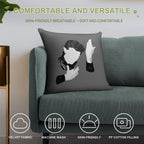 Herovid Soft Washable Throw Pillow