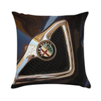Alpha Romeo Hood Ornament Soft Short Plush Fabric Throw Pillow