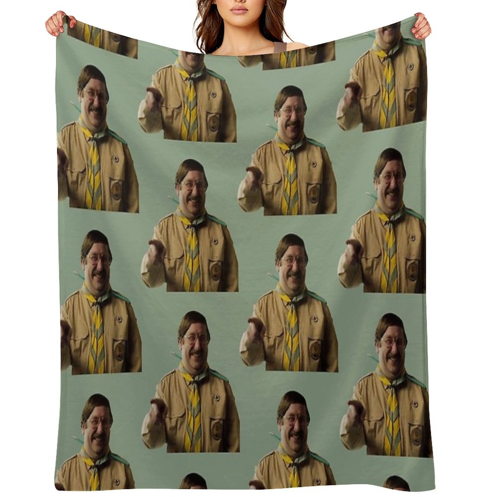 BBC Ghosts Pat Lightweight Throw Blanket
