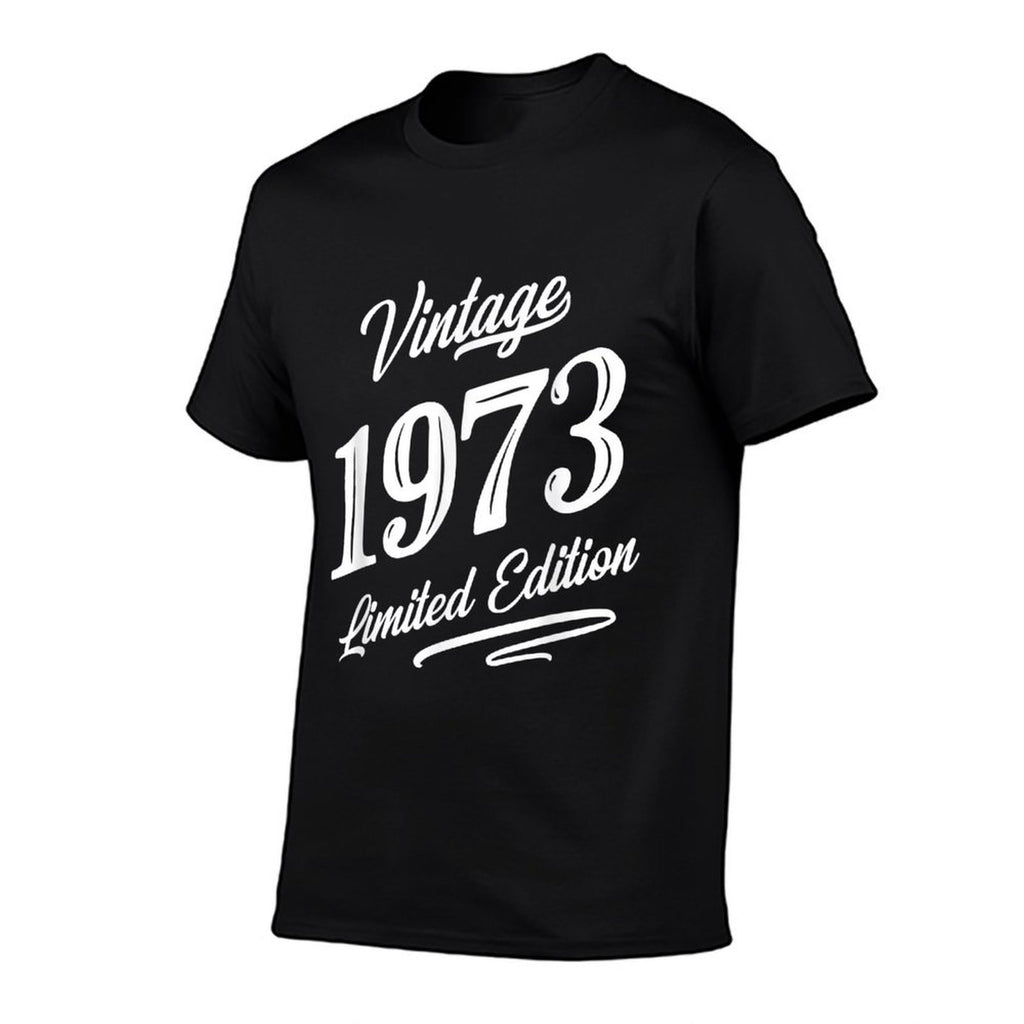 Vintage 1973 50 Year Old Retro 50th Birthday Graphic  Tagless Design T-Shirt