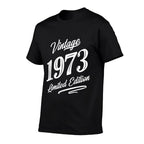 Vintage 1973 50 Year Old Retro 50th Birthday Graphic  Tagless Design T-Shirt