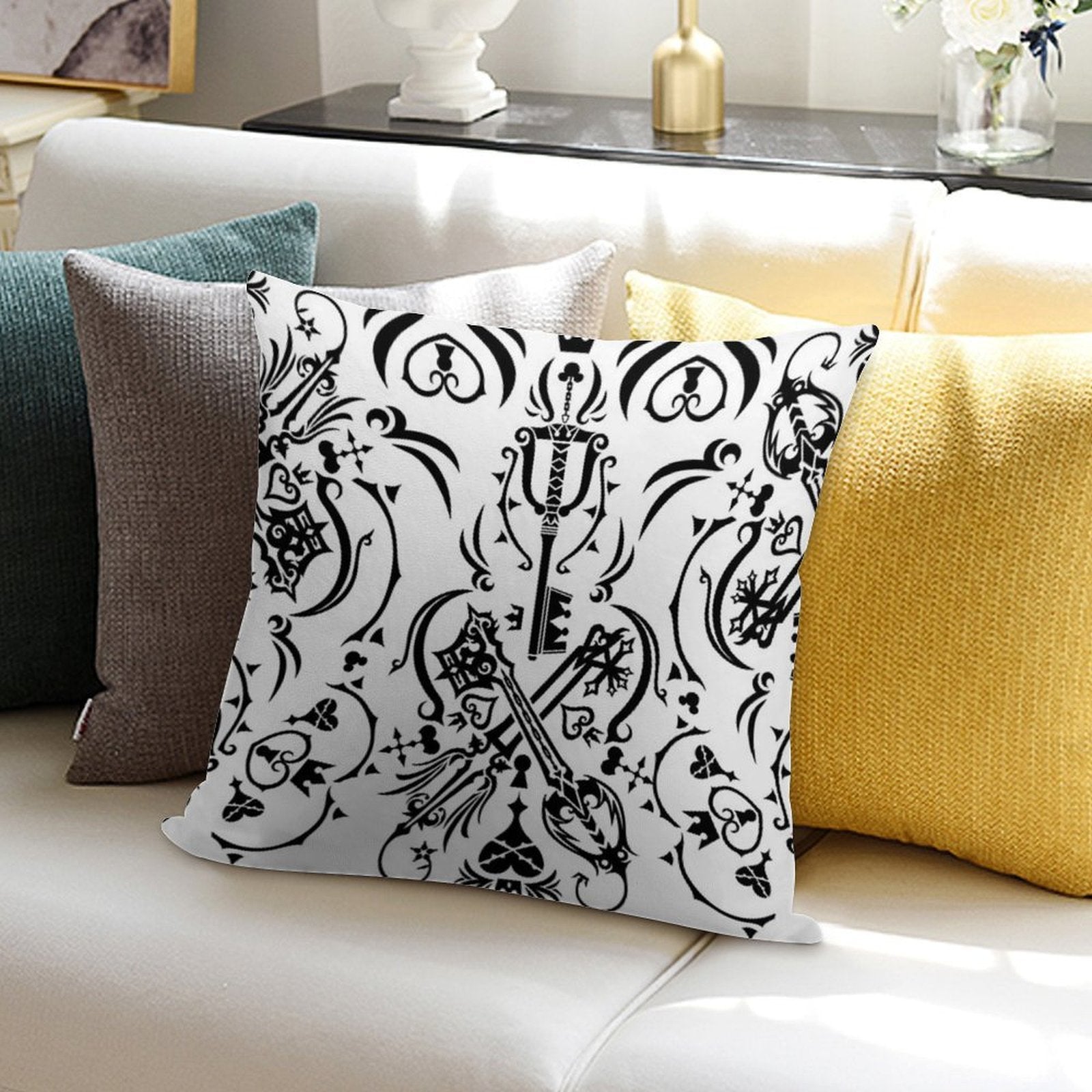 Kingdom Hearts Soft Warmth Comfort Throw Pillow