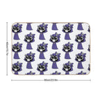 Chibi Raven Baby  Long-Lasting Bath Mat