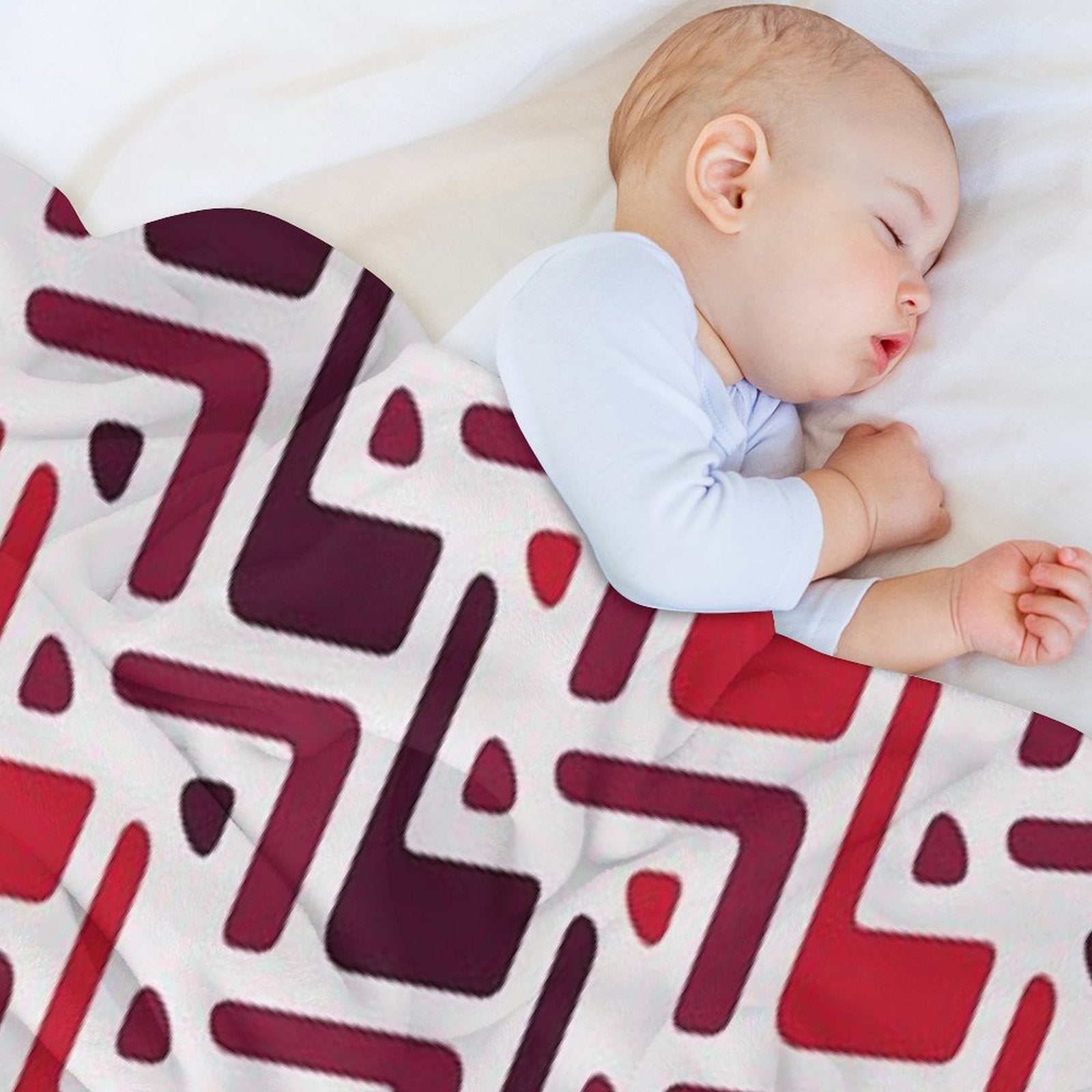 Classic Textile Primitive Bohemian Native American Pattern Eco-conscious Throw Blanket