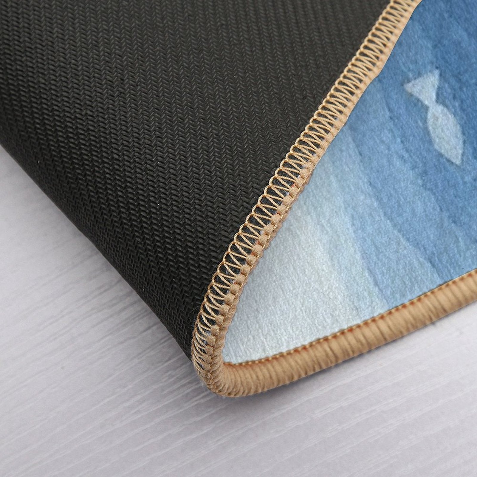 Coloured Fishes in The Sea Say Hooray  Absorbent Bath Mat