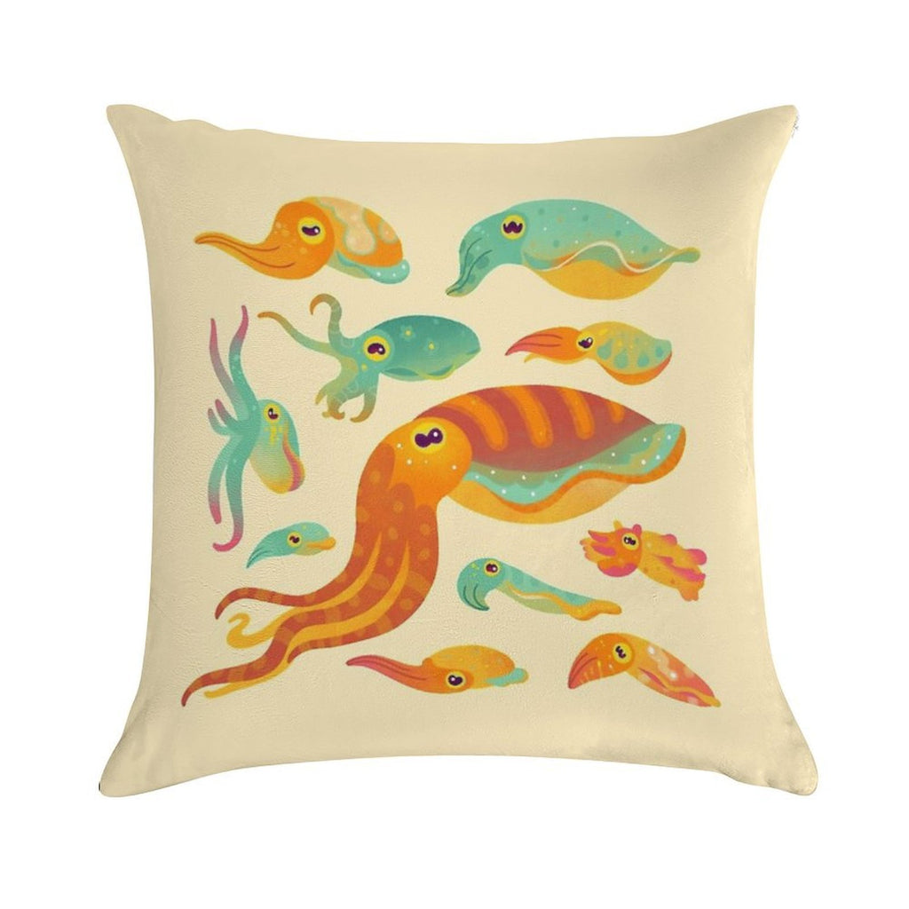 Cuttlefish Soft Warmth Comfort Throw Pillow
