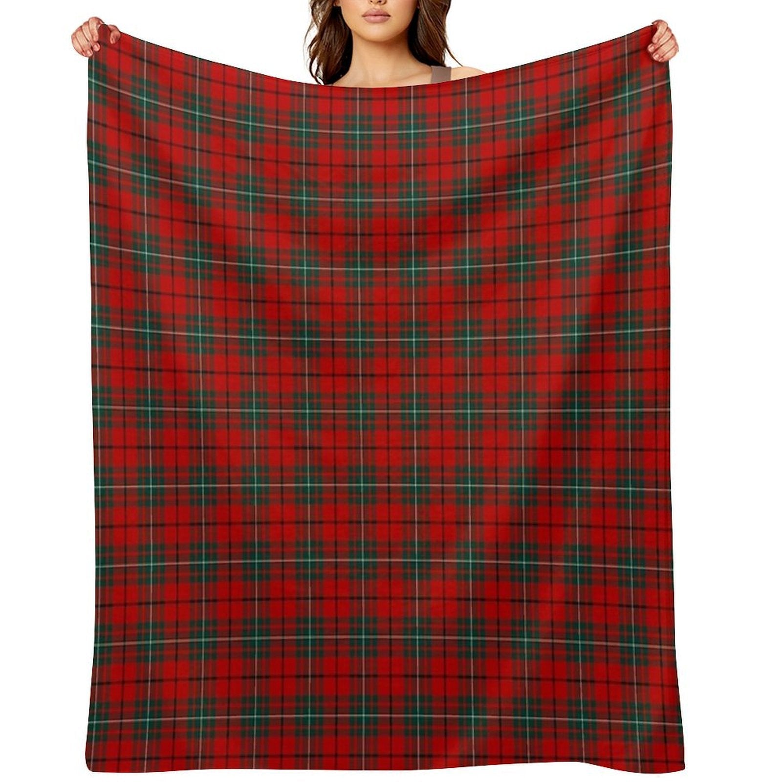 Clan MacAulay Tartan Compact Throw Blanket