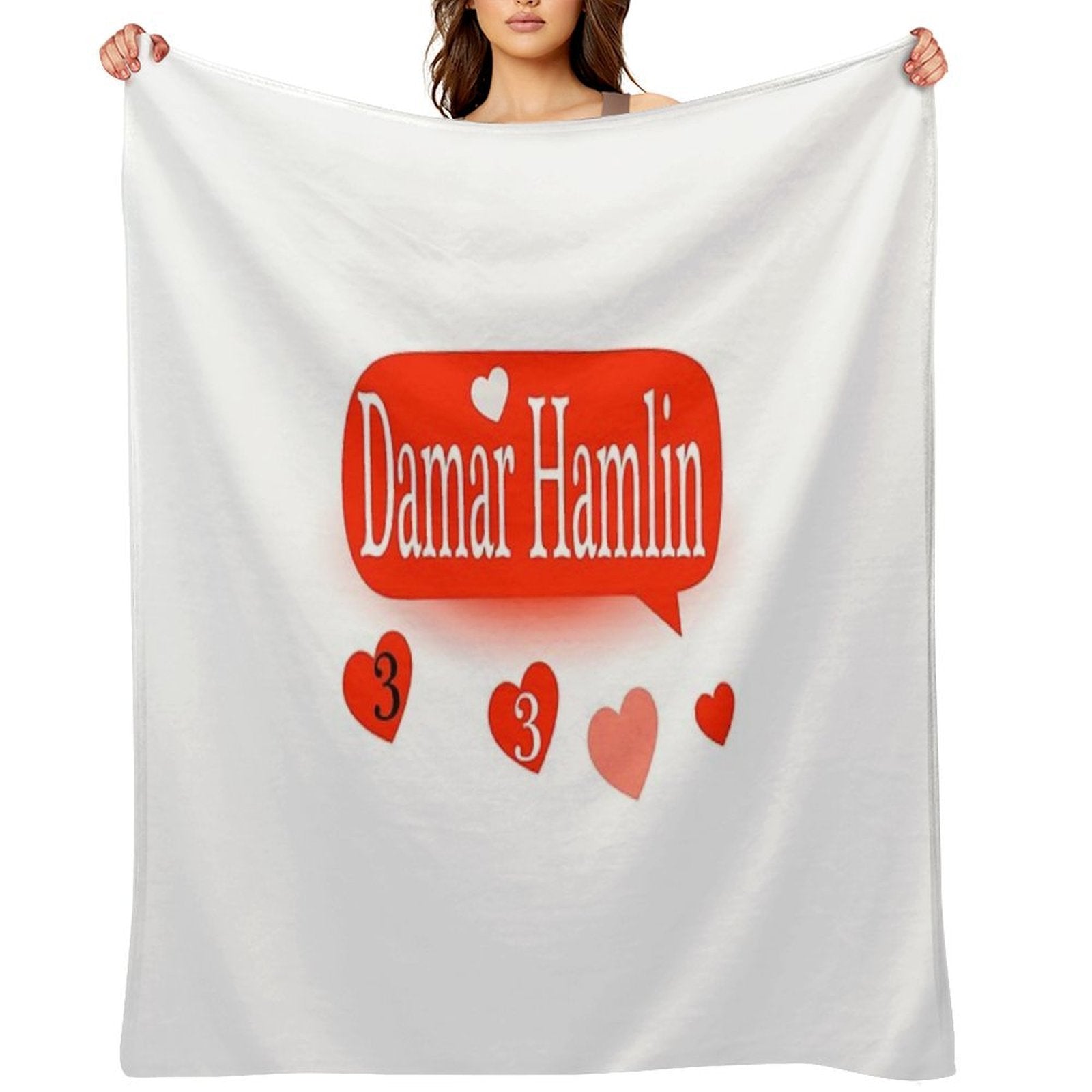 DAMAR HAMLIN 3 Shrink-resistant Throw Blanket
