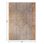 Antique Persian Kirman Rug Print Anti-pilling Throw Blanket