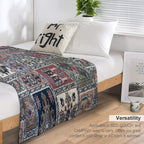 Vintage Capet Style That Massively in Fashion Once Again Easy Care Throw Blanket