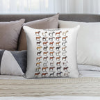 Horse Breeds Of The World Soft Skin-Friendly Throw Pillow