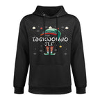 Christmas Pajama  The Taekwondo Elf Adjustable Hood Hoodie