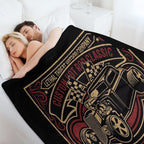 Rockabilly Hot Rod Classic Comfort Throw Blanket