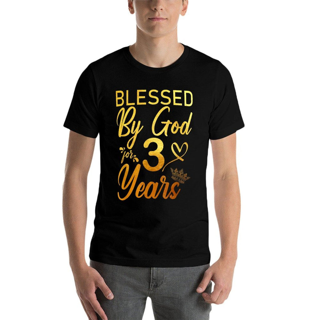 Blessed by God for 30 Years 30th Birthday Faith  Breathable T-Shirt