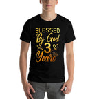 Blessed by God for 30 Years 30th Birthday Faith  Breathable T-Shirt