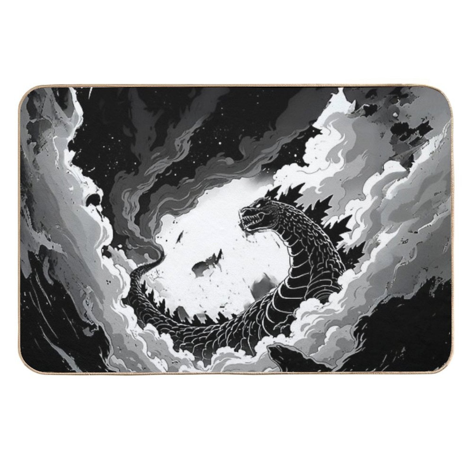 God Zilla  Repositionable Bath Mat