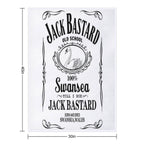 SWANSEA - JACK BASTARD B+W Easy Care Throw Blanket