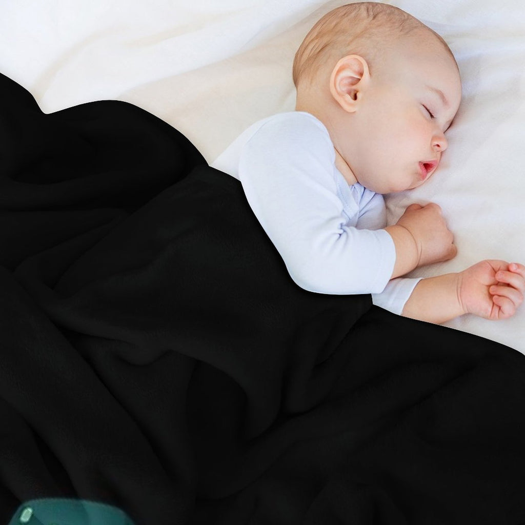 Minecraft Glow Squid Sustainable Throw Blanket