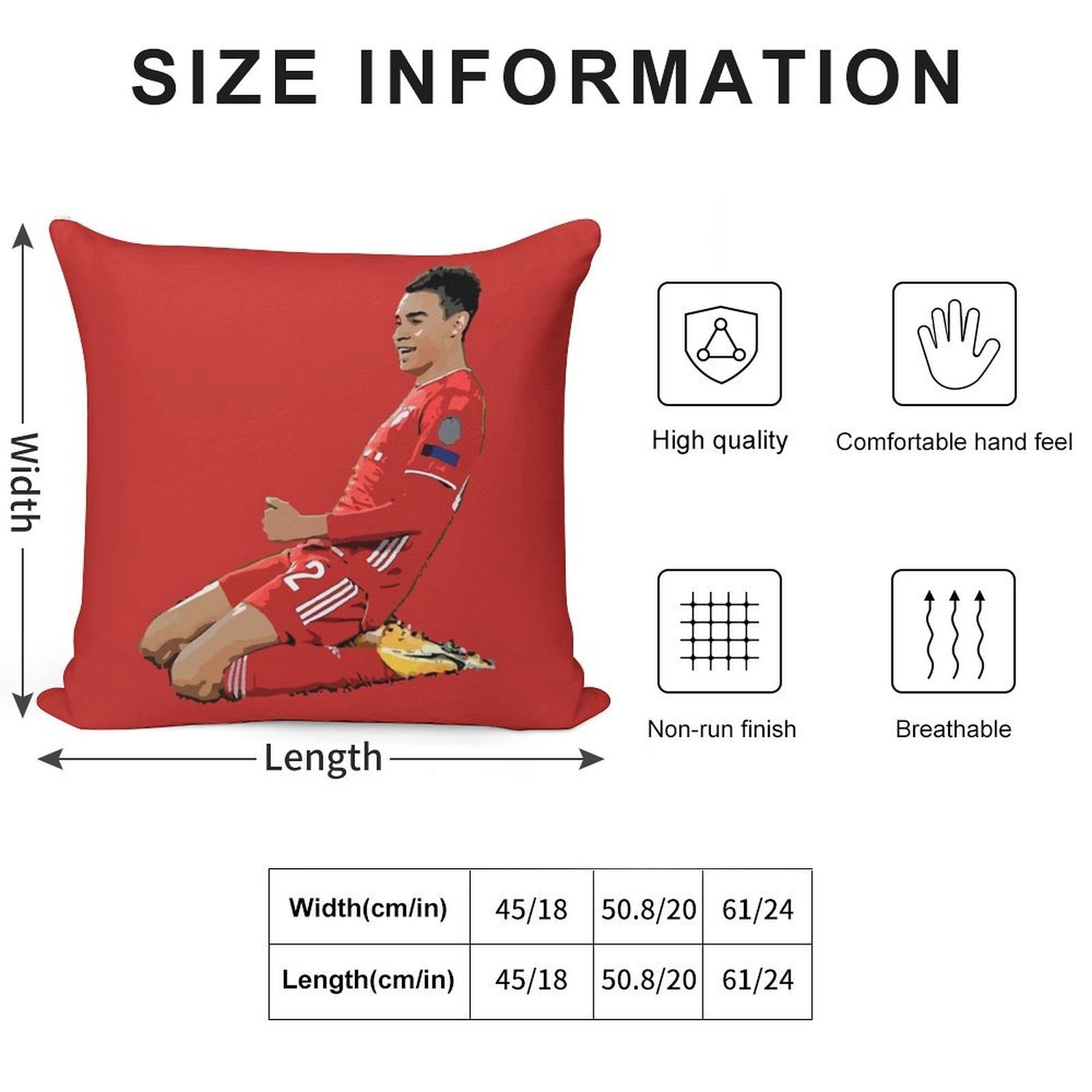 Jamal Musiala Soft Warmth Comfort Throw Pillow