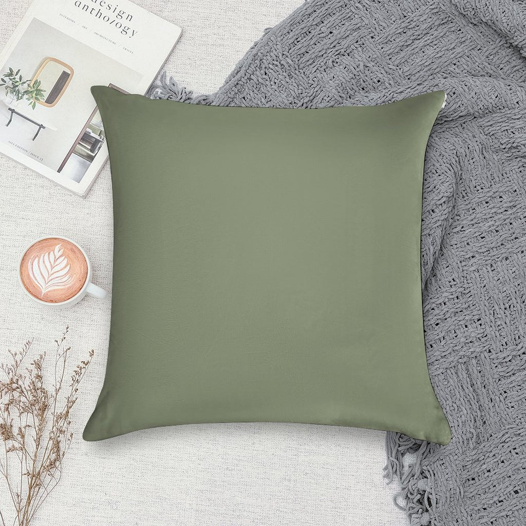 Sage Soft Decorative Cover Throw Pillow
