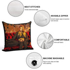 LUCIFER Soft Luxury Feel Throw Pillow