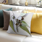 Marri Eucalypt Leaves And Nuts, Western Australia Soft Hidden Zipper Throw Pillow