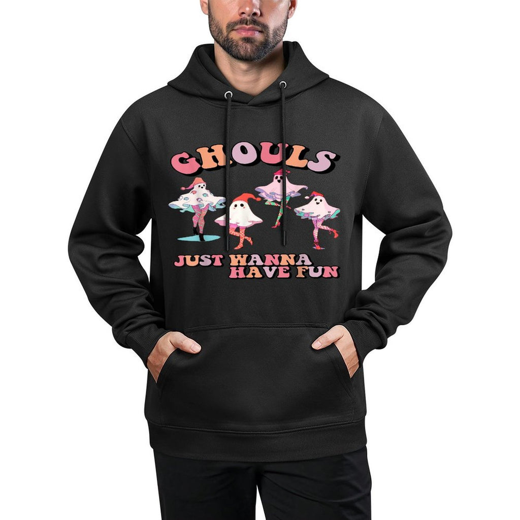 Ghouls Just Wanna Have Fun Retro Halloween Christmas Girls Versatile Streetwear Hoodie