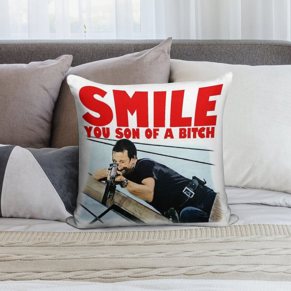 Smile Soft Warmth Comfort Throw Pillow