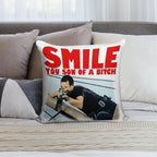 Smile Soft Warmth Comfort Throw Pillow