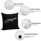 Baja Symbol Soft Bedroom Essential Throw Pillow