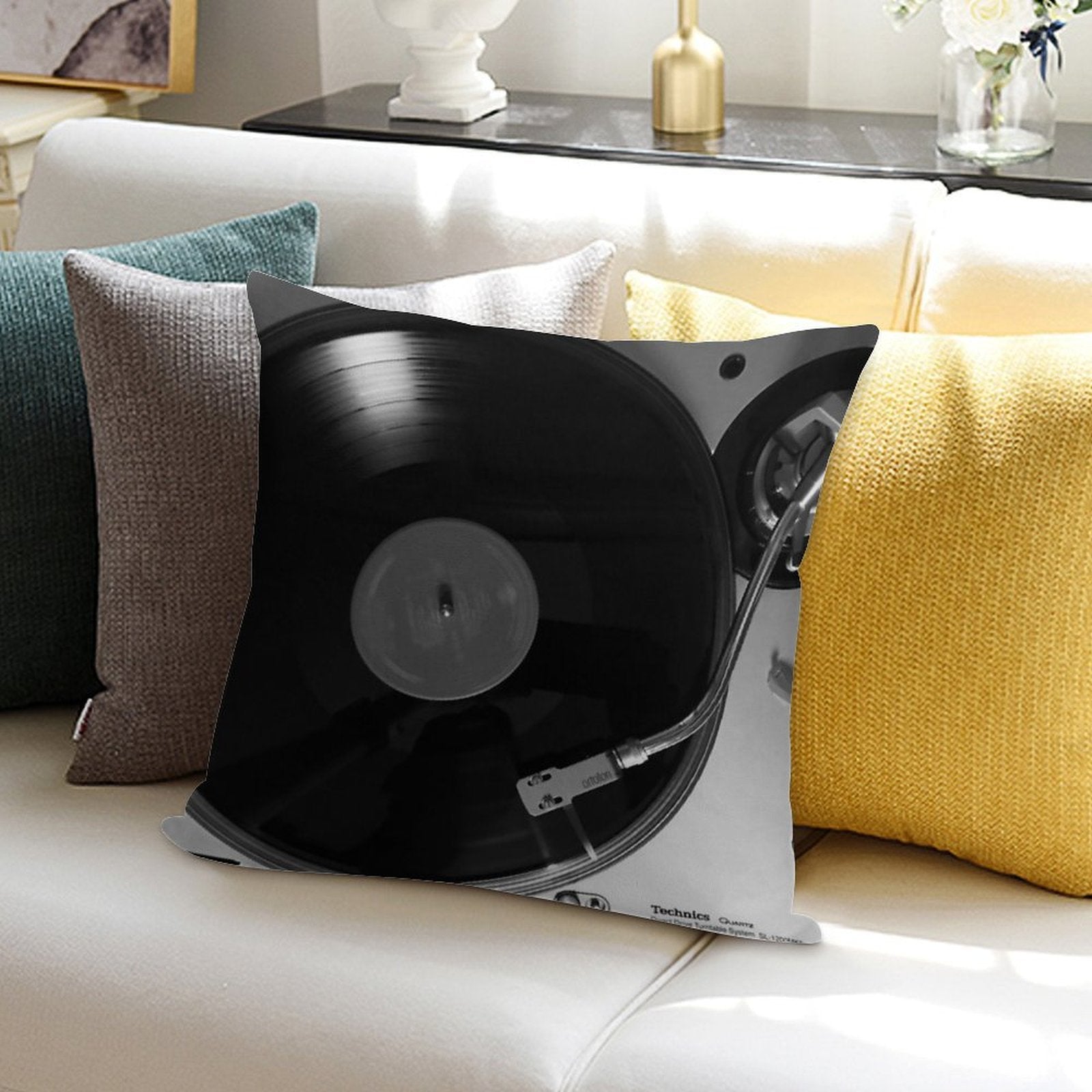 Technics SL-1200GR Turntable Soft Easy Maintenance Throw Pillow
