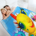 Miss Spiders Sunny Patch Friends Sustainable Throw Blanket