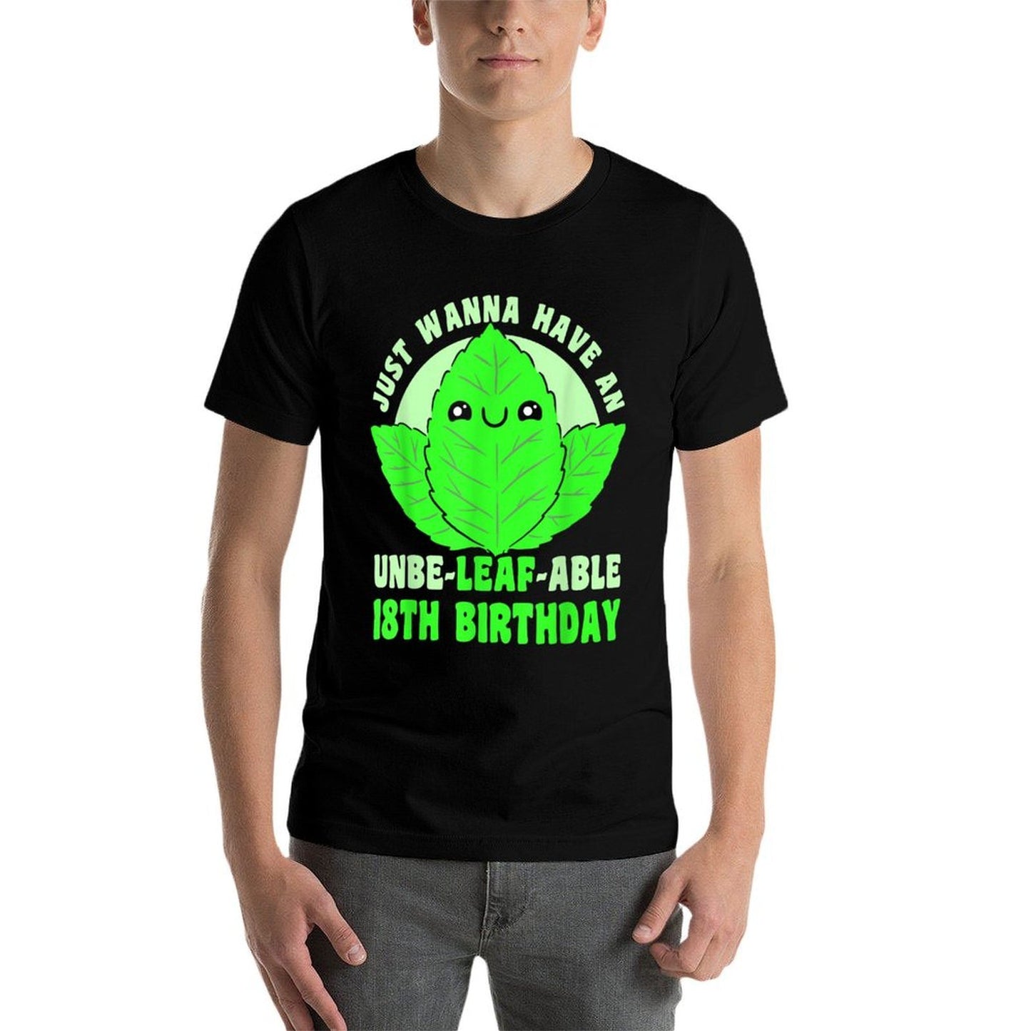 18 Year Old Happy 18th Birthday Cute Plant 18th Birthday  Lightweight T-Shirt