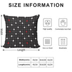 Dungeons And Dragons Dice Set D20 Pattern Soft Warmth Comfort Throw Pillow