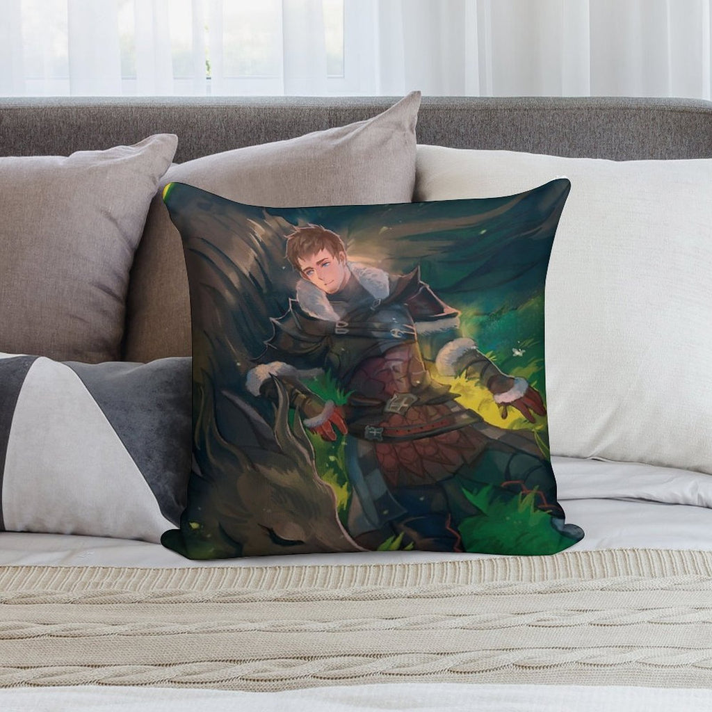 Ardbert & Seto Soft Shrink-Resistant Throw Pillow