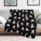 Axolotls Easy Care Throw Blanket