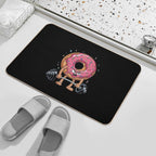 Fitness Workout Gym Donut Lover  Odorless Bath Mat