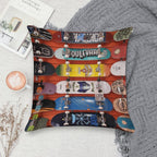 Skateboards Soft Bedroom Essential Throw Pillow