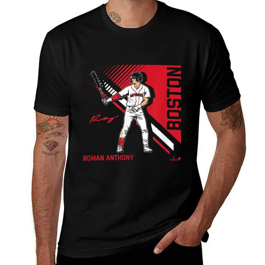 Roman Anthony - Superstar Pose 2.0 - Boston Baseball  Eco-friendly Material T-Shirt