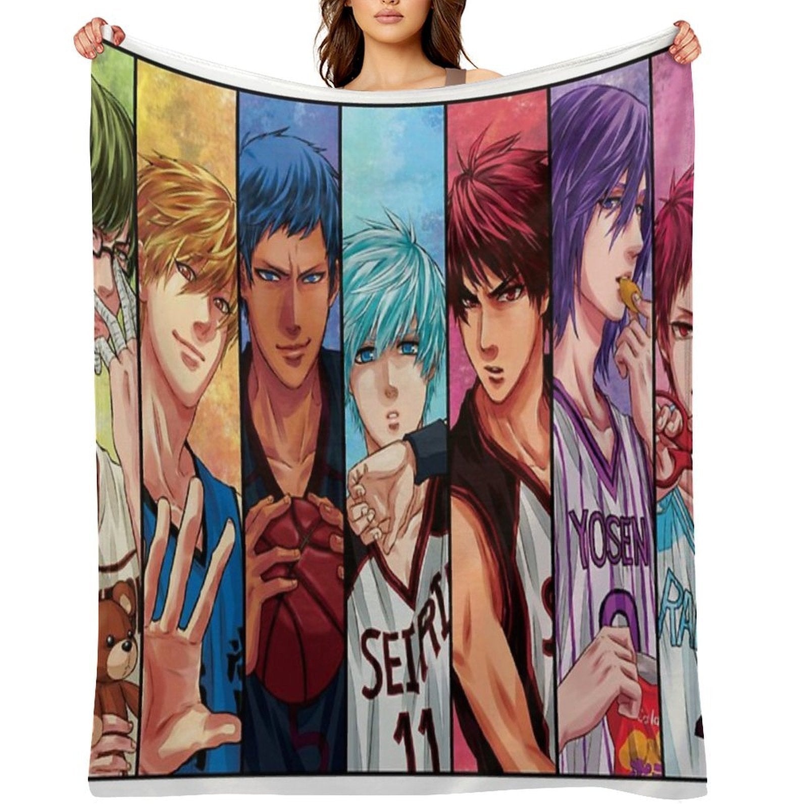 Kuroko No Basket, Basketball Gift-ready Throw Blanket