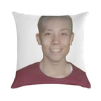 Bald Quackity Soft Decorative Cover Throw Pillow