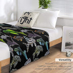 Pleco Collage Dark Shrink-resistant Throw Blanket